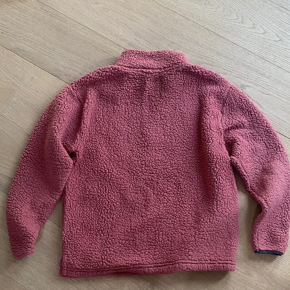PINK Victoria's Secret Mauve Fleece Quarter Zip - Picture 4 of 4